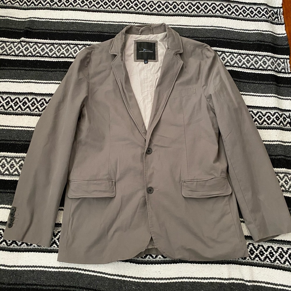 Marc Anthony Grey Blazer